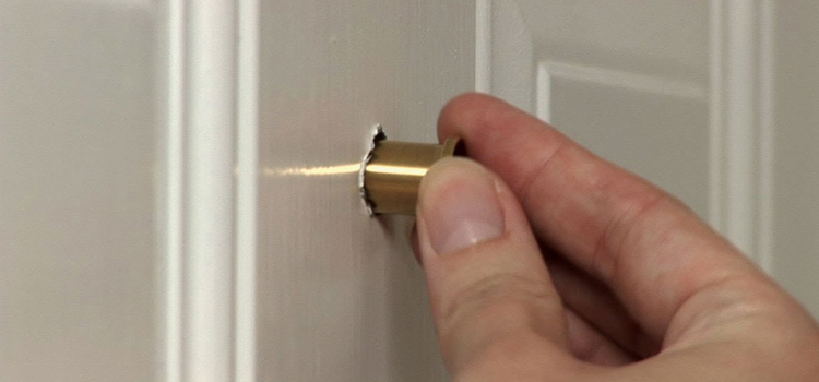 peephole door repair in Parkland